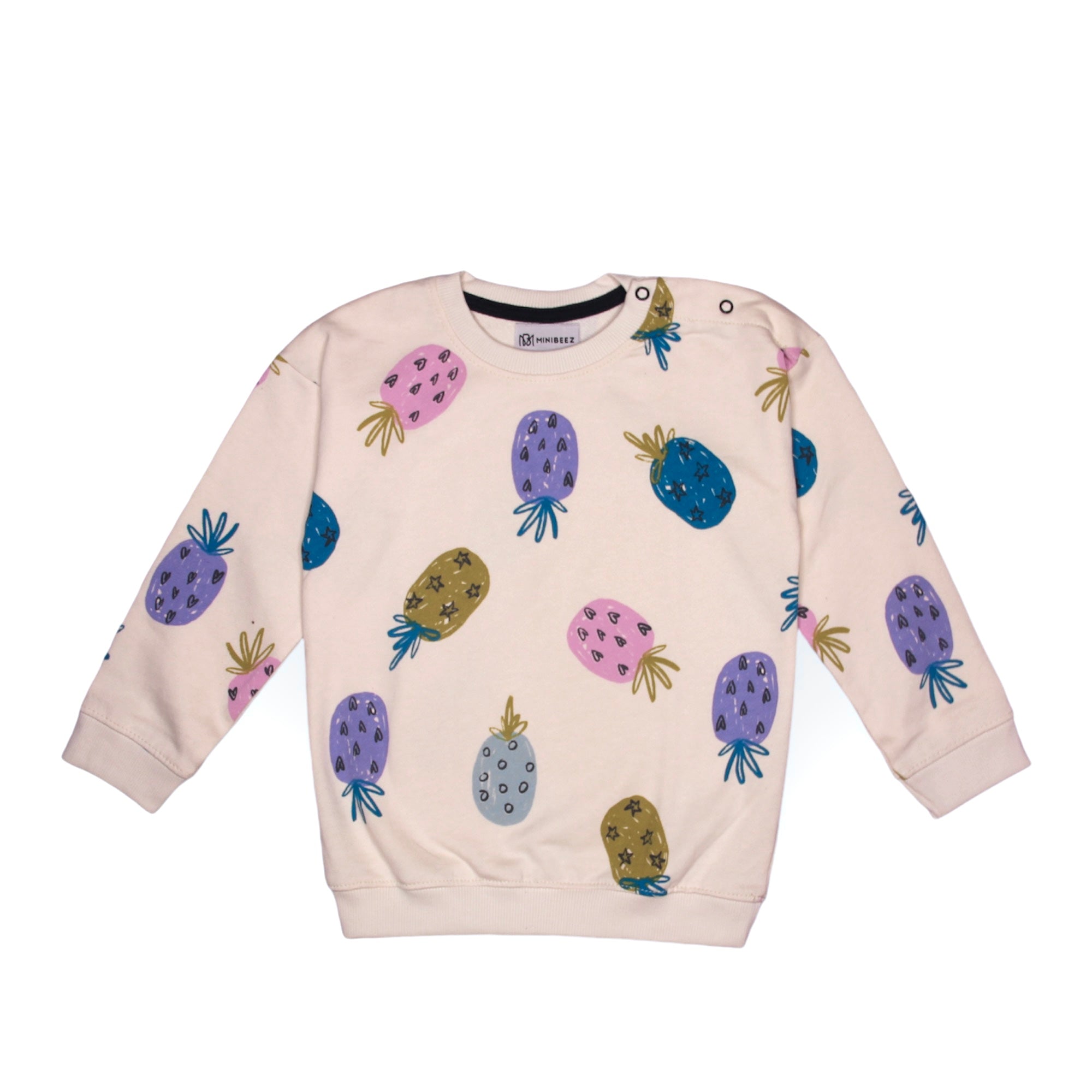 GIRL TERRY PINEAPPLE SWEATSHIRT