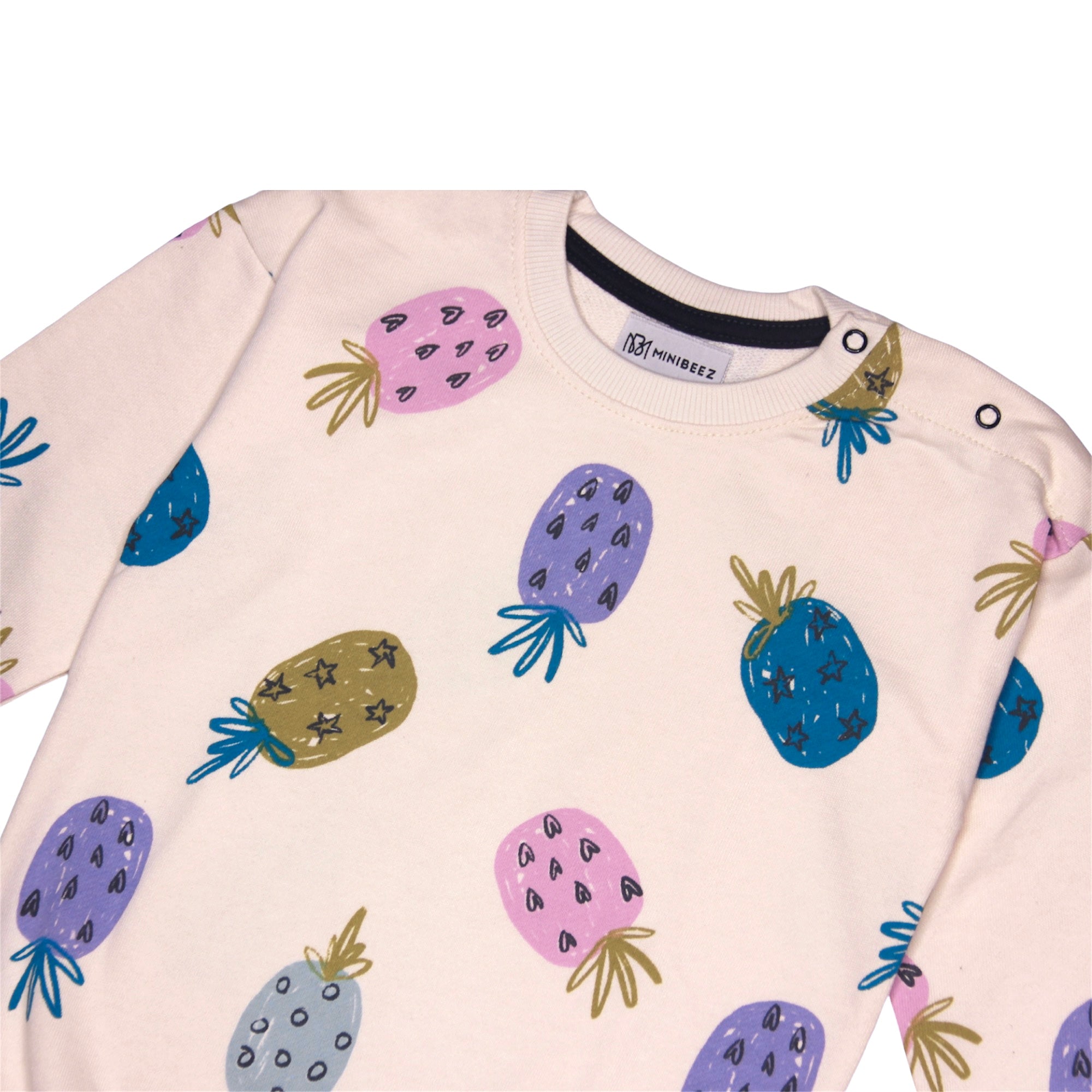 GIRL TERRY PINEAPPLE SWEATSHIRT