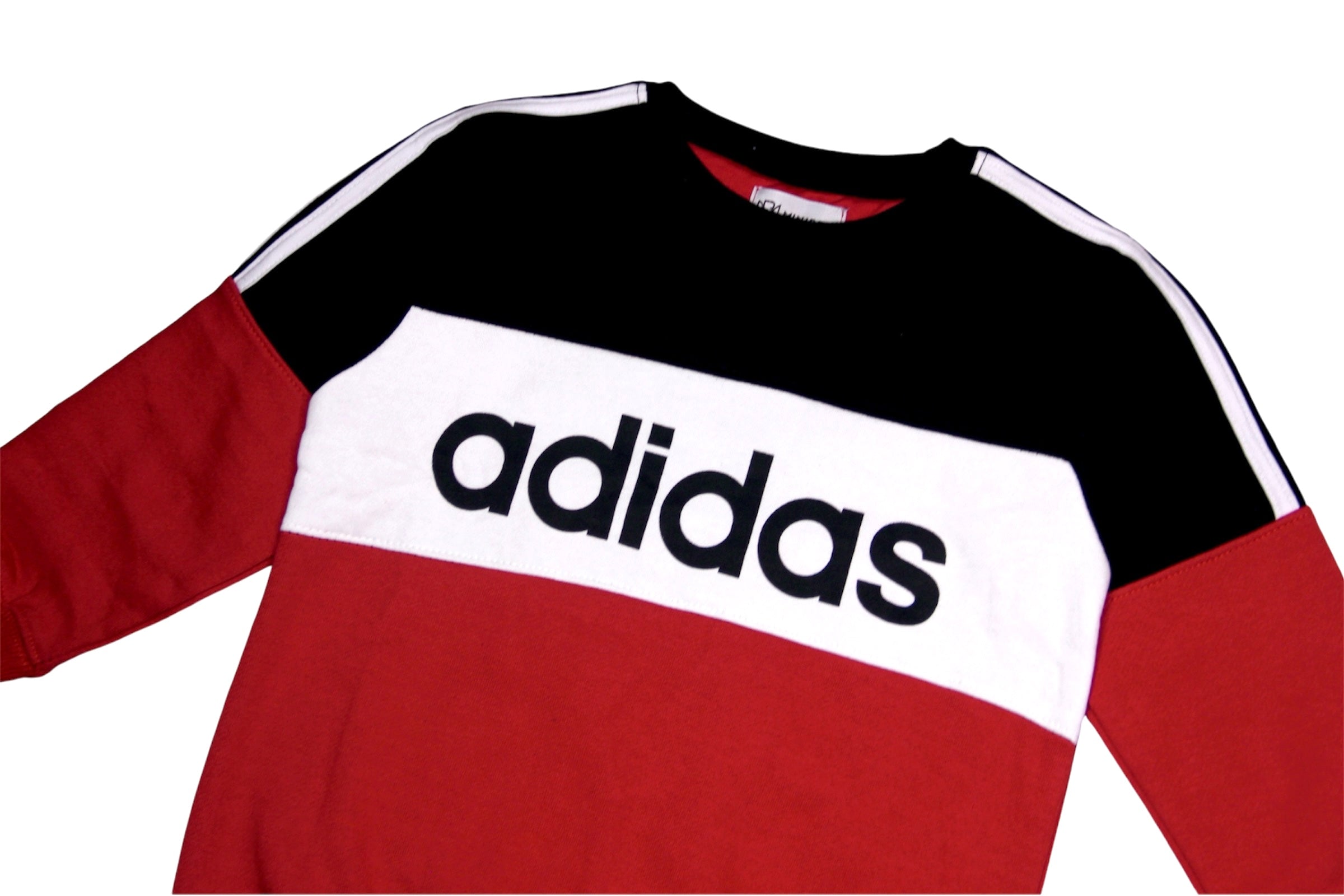 BOY ADIDAS COLOR BLOCK FLEECE TRACKSUIT