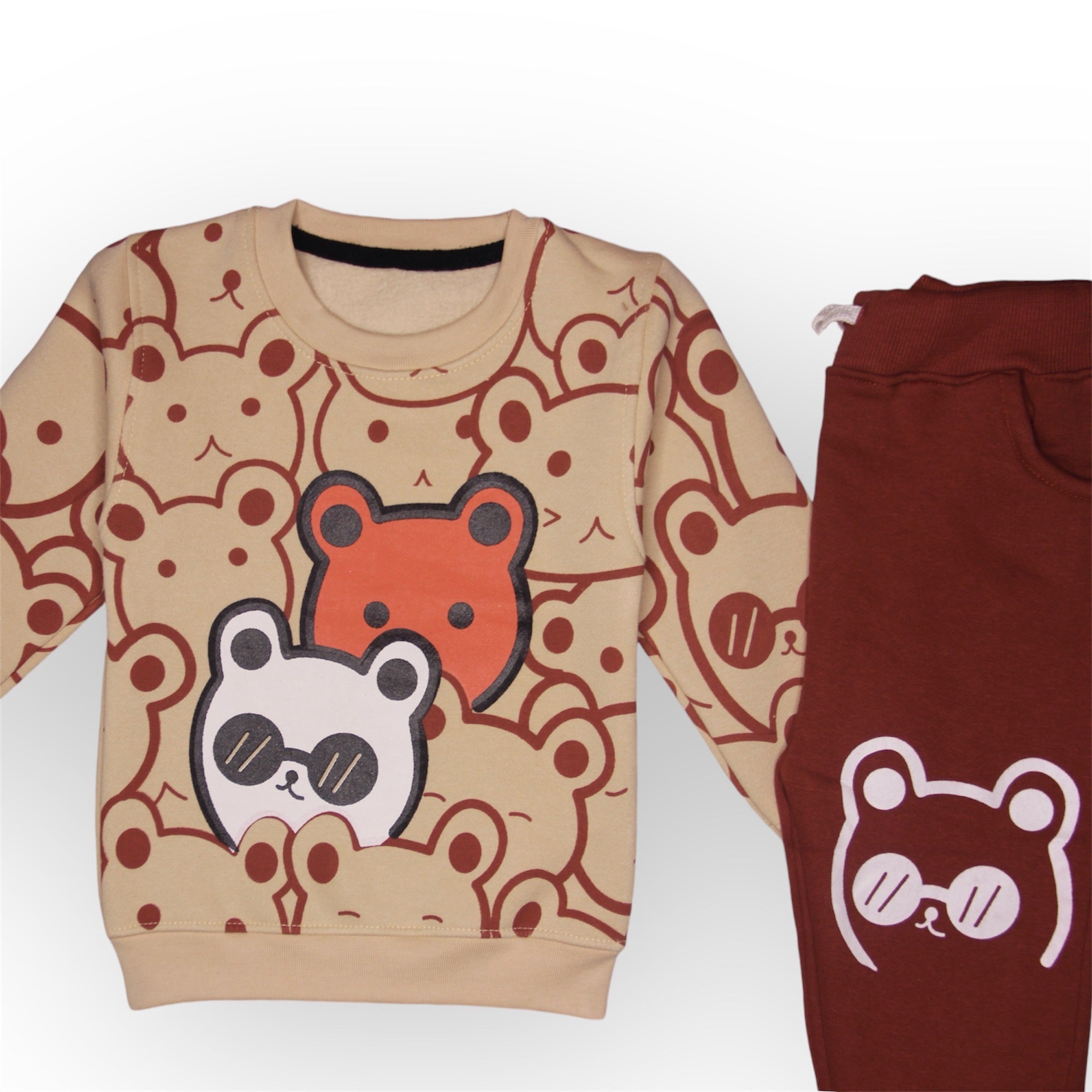 BOY/GIRL FLEECE TRACKSUIT TEDDY BEAR