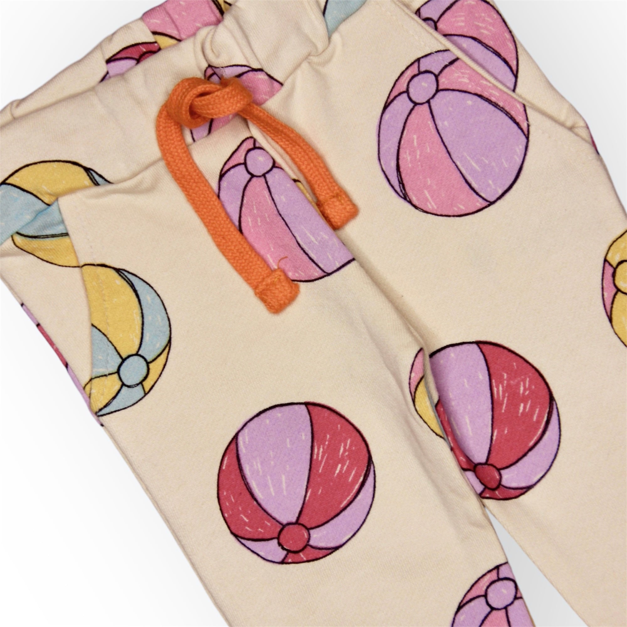 GIRL BALL PRINTED TERRY TROUSER