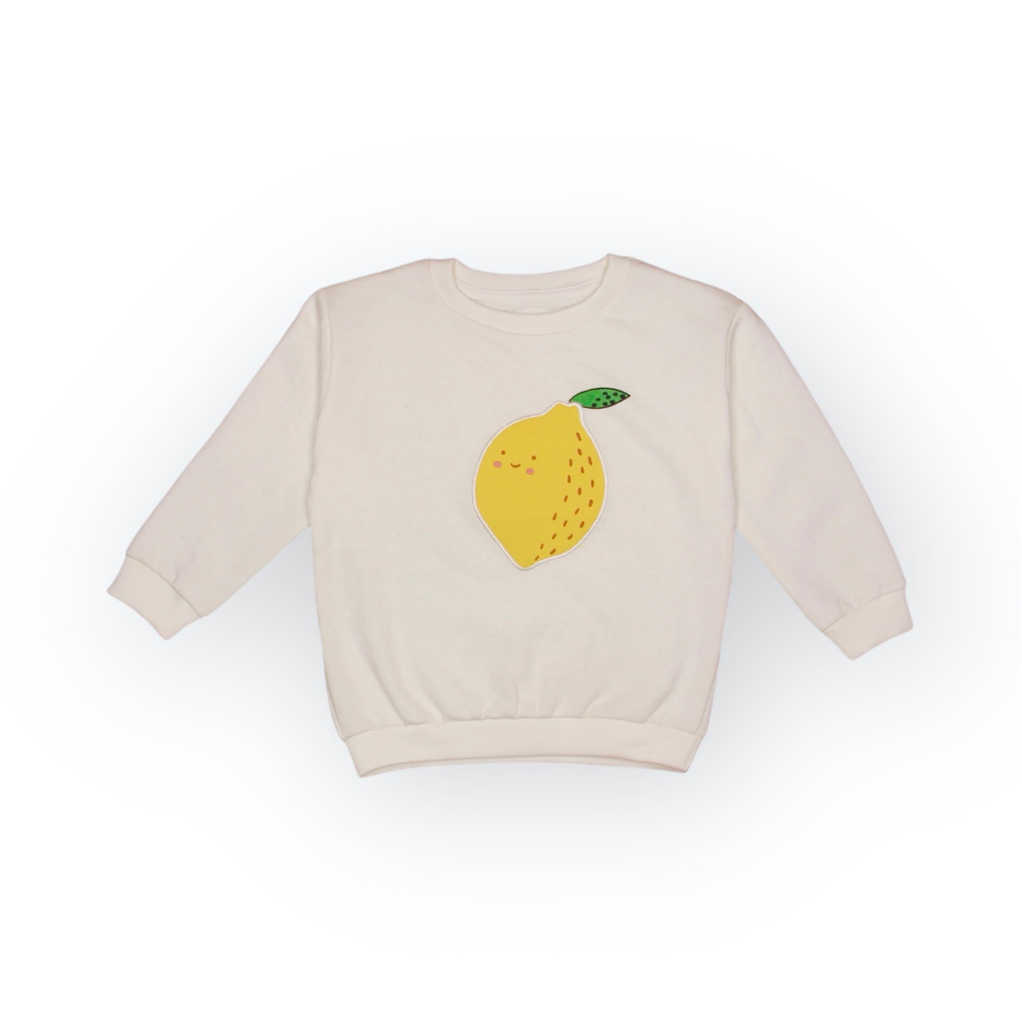 BOY/GIRL WHITE MANGO FLEECE SWEATSHIRT