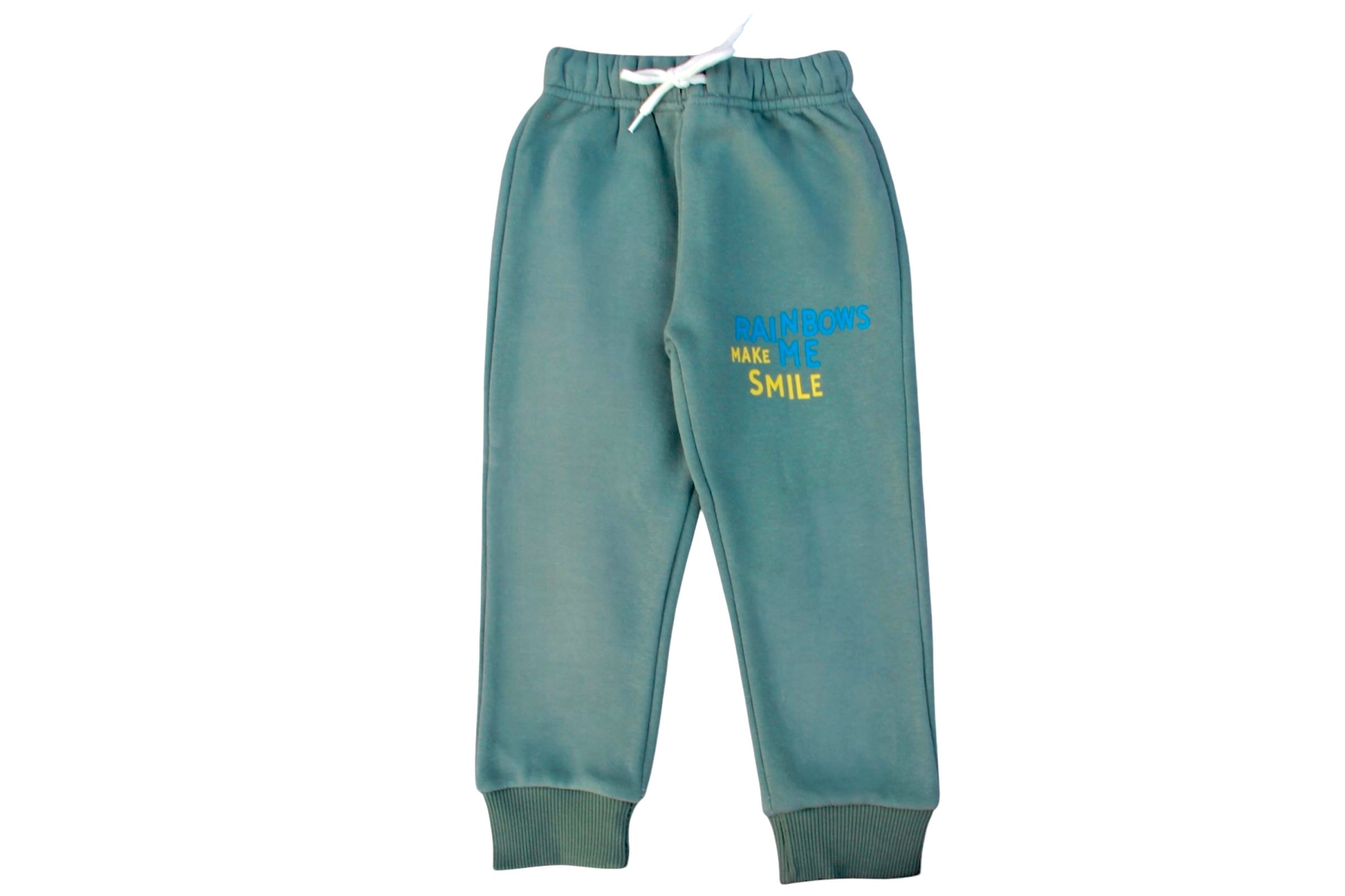 GIRL FLEECE RAINBOW PRINT TRACKSUIT