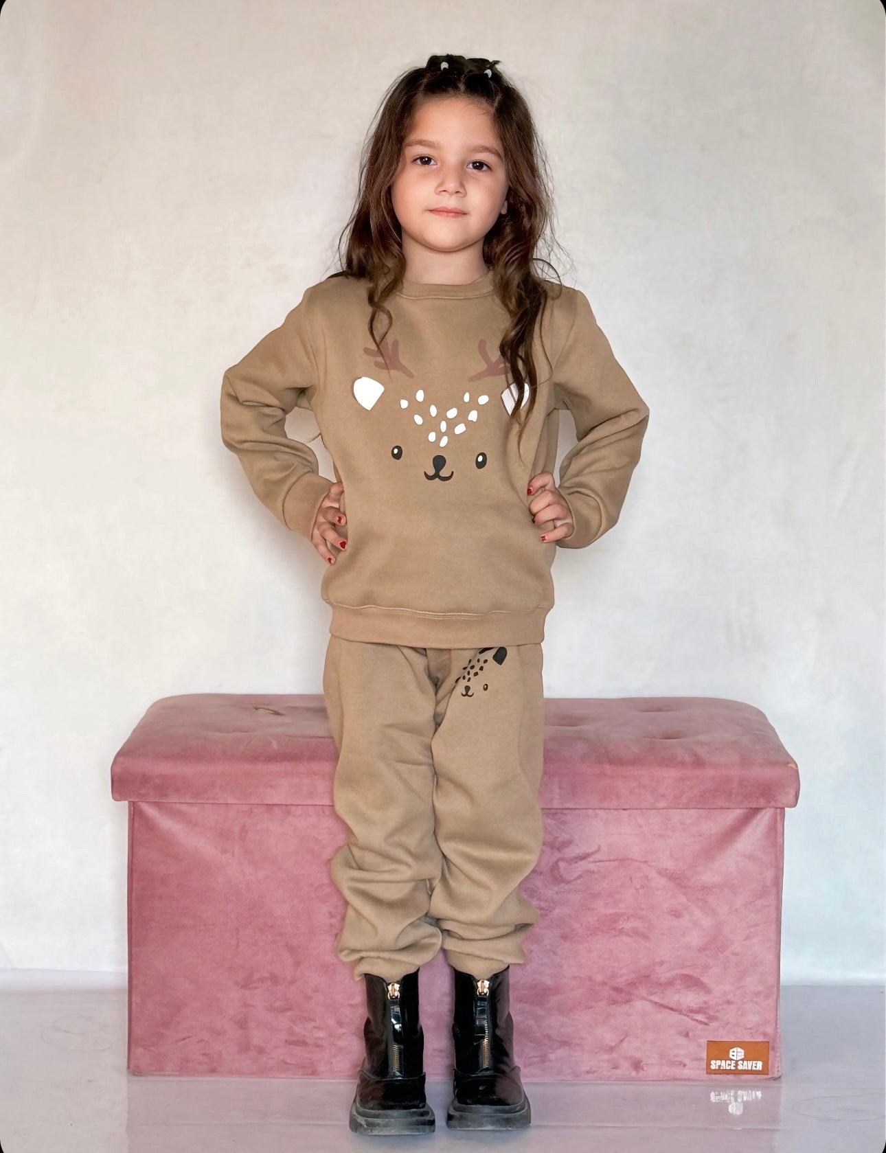 GIRL/BOY DEER FLEECE TRACKSUIT