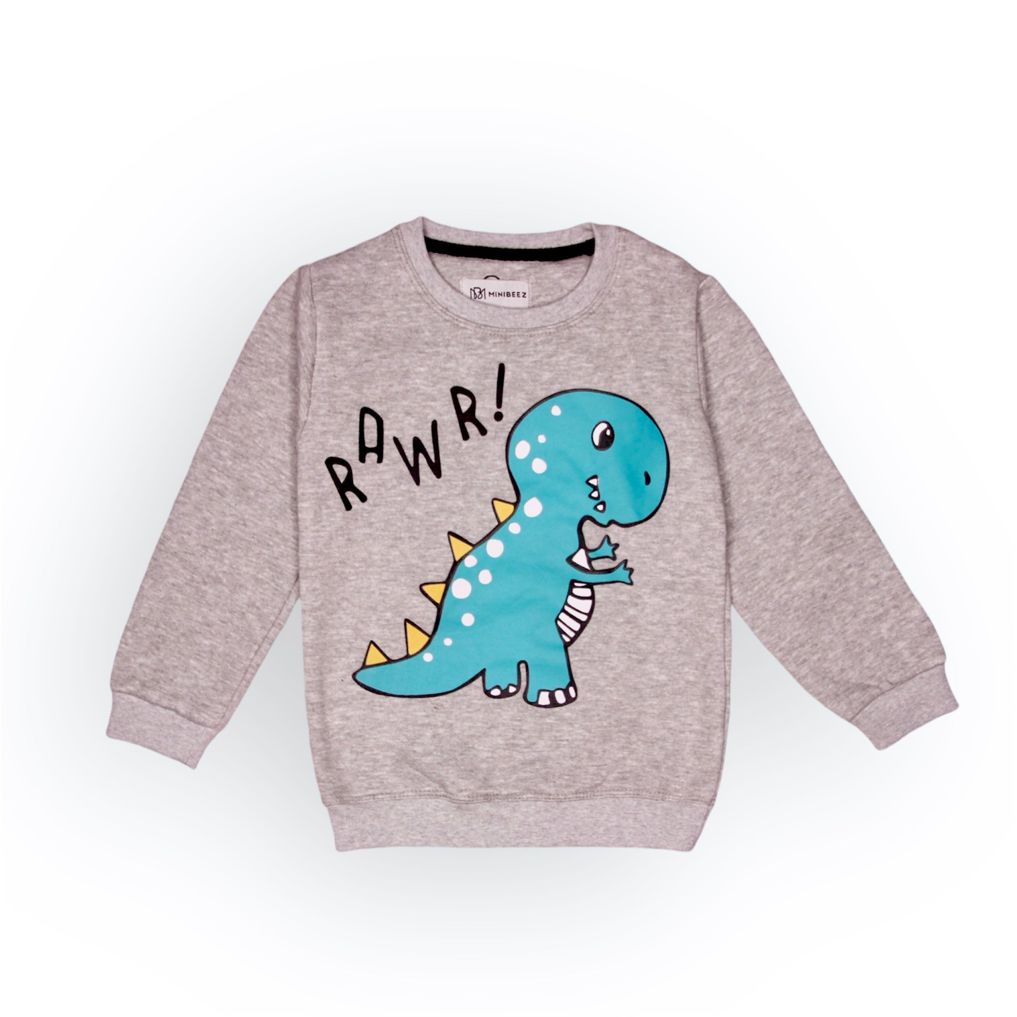 GIRL/BOY FLEECE TRACKSUIT RAWR GREY