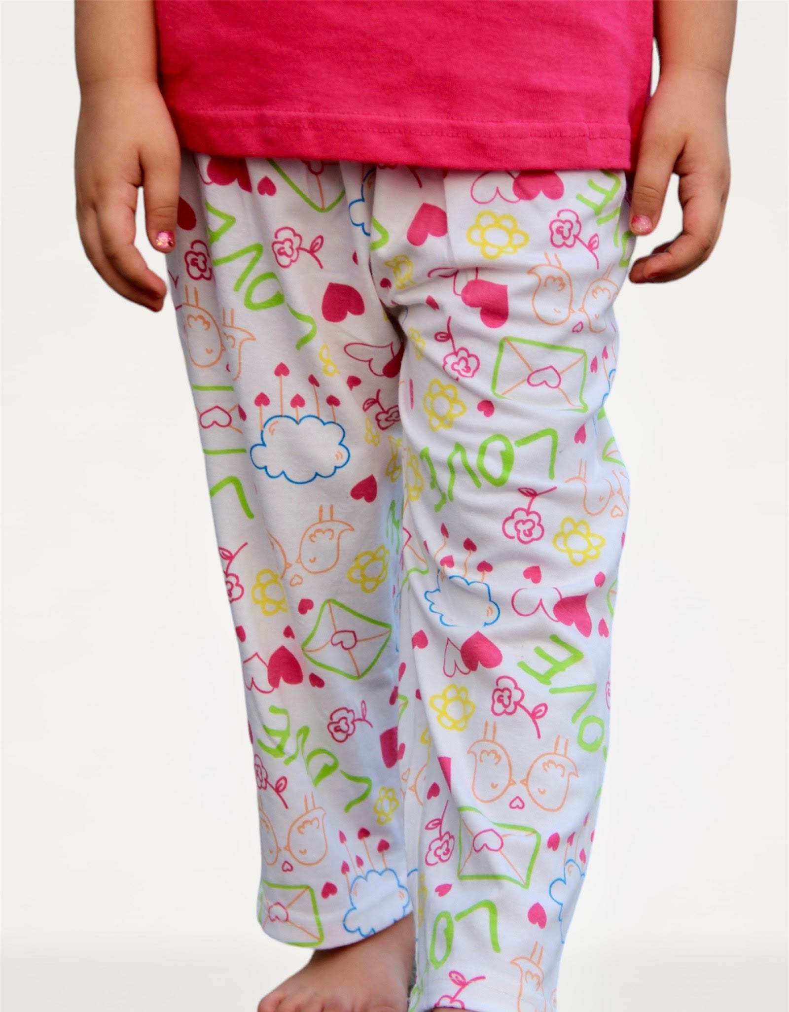 Candy care cutie Lycra jersey sleep wear/pjs girl